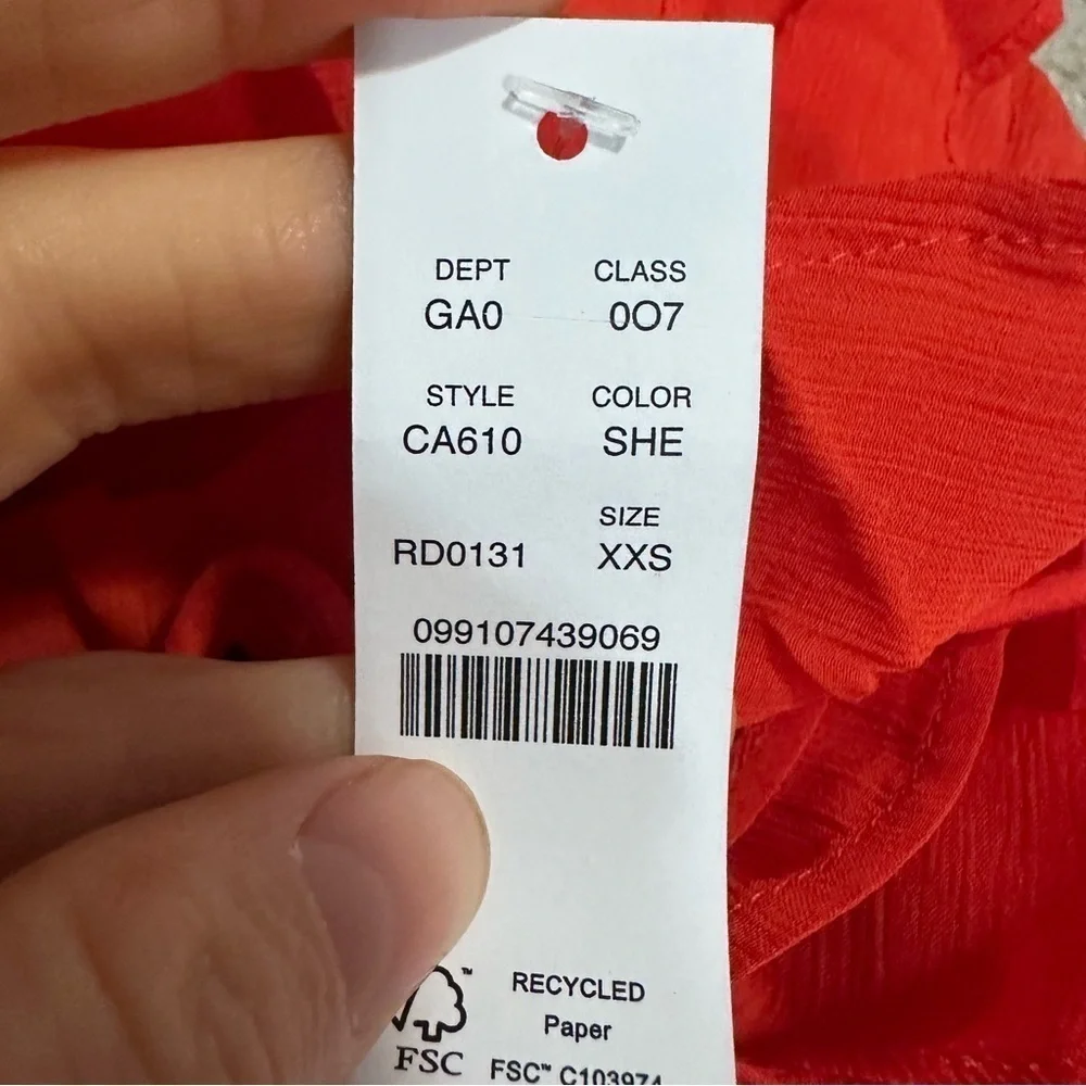 J crew Drapey ruffle tank top